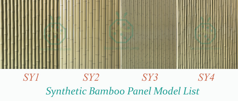 壁またはフェンス用の人工竹パネル