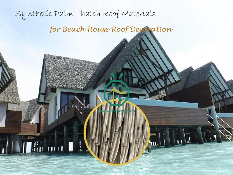 浜のパラパの家の屋根の装飾のための総合的なやしのかやぶきの屋根材料