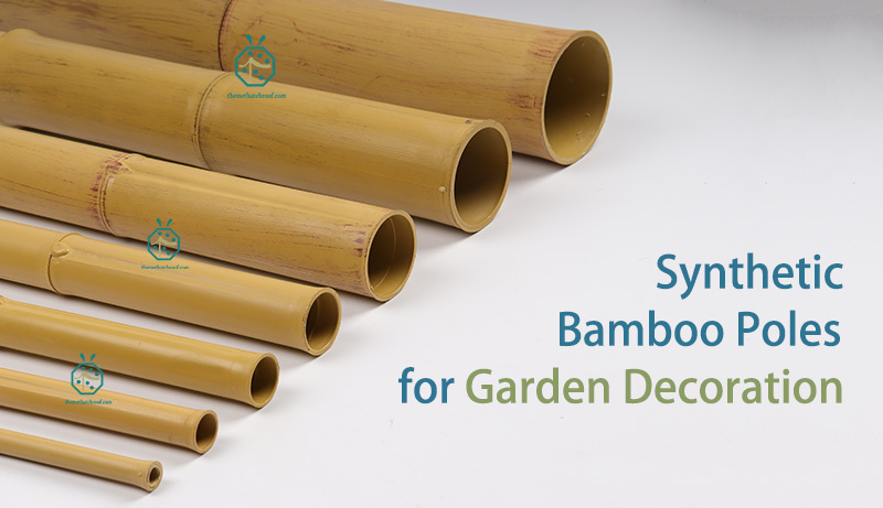 Plastic Bamboo Sticks For Outdoor Garden Fencing