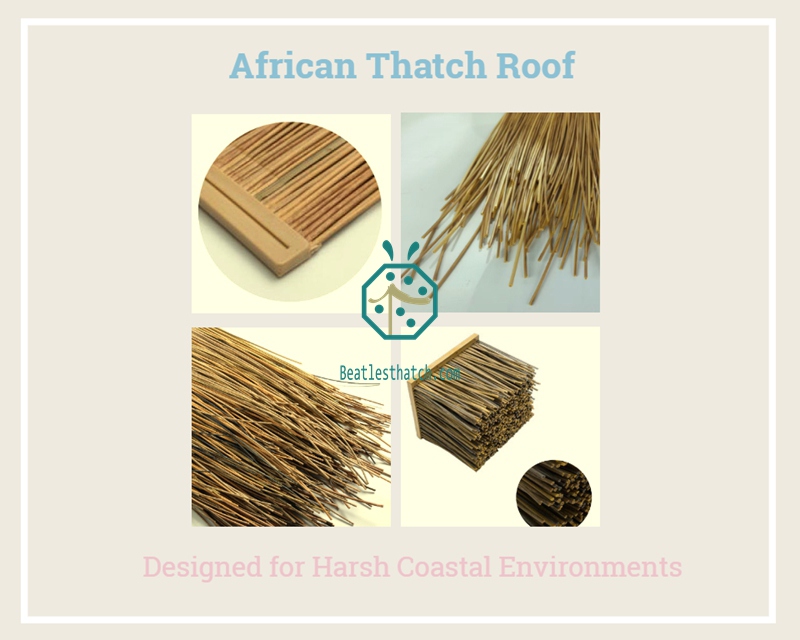 synthetic african reed thatch for garden gazebo roofing