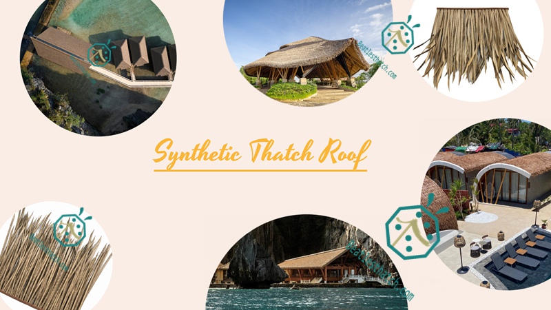 Various Artificial Thatched Roof Materials For Hut Construction