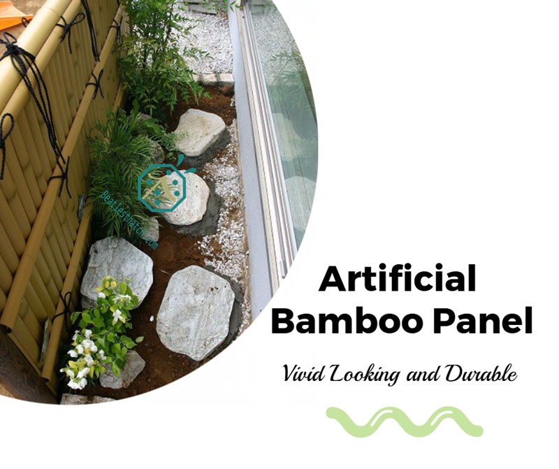 imitation bamboo fence