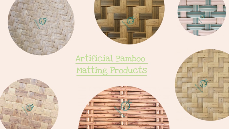 artificial bamboo mats supplier