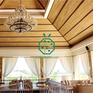 室内装飾用タイプラスチック竹天井マット