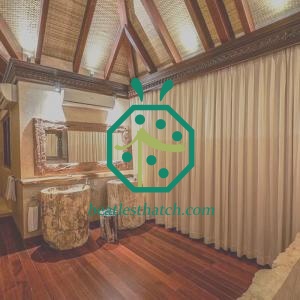 木製の小屋の室内装飾織りナイロントンガマット