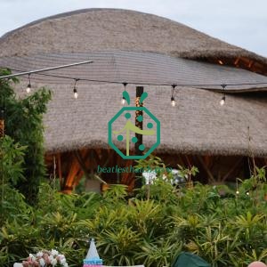 景勝地の丸太小屋用ファイバー茅葺き屋根