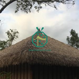 Cone-shaped Hut Architectural Plastic Thatch Roof Covering Burkina Faso