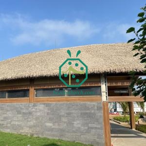 DIY gazebo thatch roof replacement for park or backyard facility