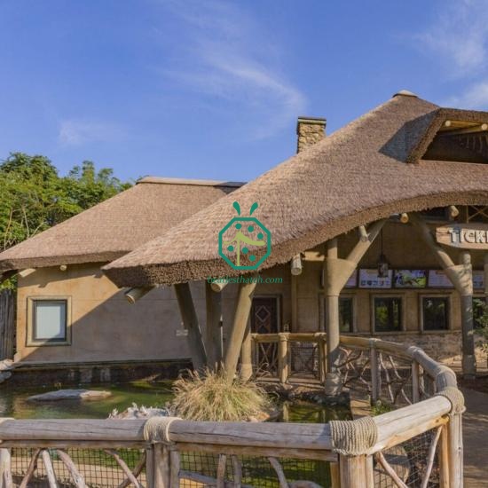 Fireproof Reed Thatch Roof for BBQ Pavilions