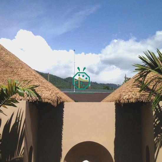 Tropical thatch roof covering for your garden patio