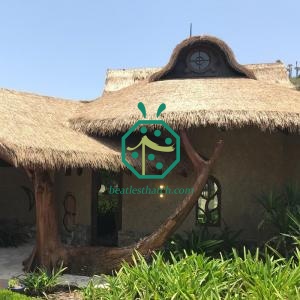 Plastic Straw Roofing Panels for Tropical Construction Projects