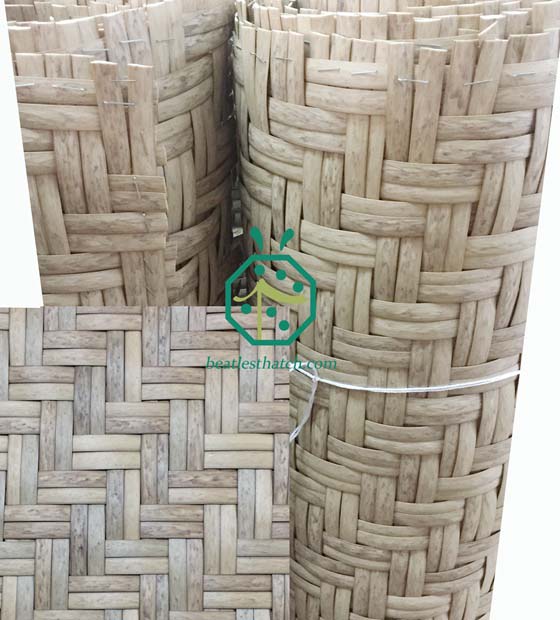 フィリピンのためのプラスチック製のサワリ竹織りマット