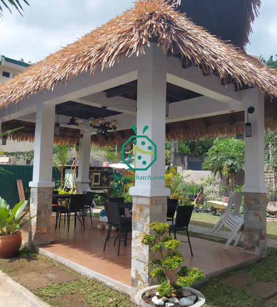 ルソン島のラグナ住宅プロジェクトのためのナイロン茅葺き屋根プロジェクト,フィリピン